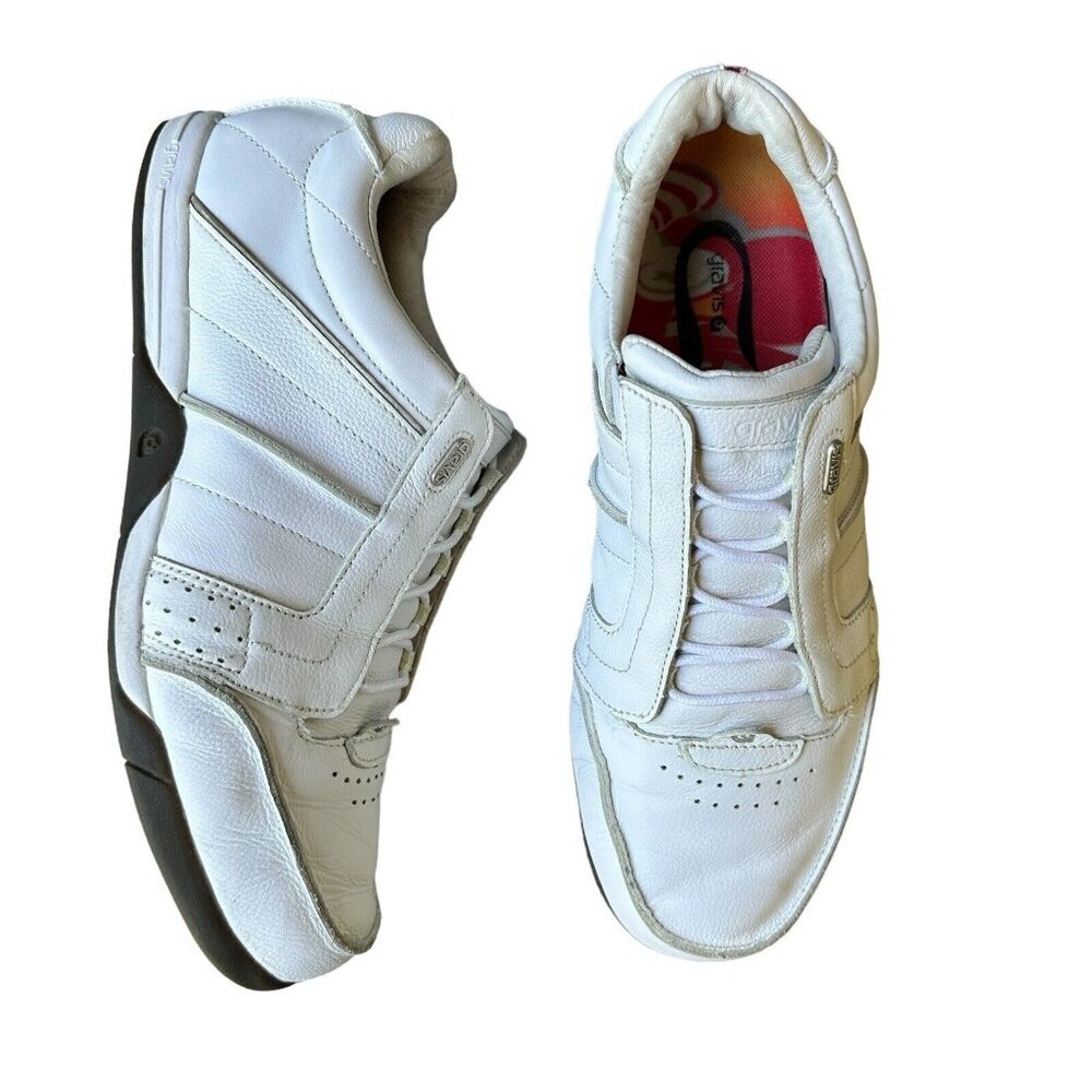 Gravis Skate Skateboarding Shoes Men's US Size 11.5 Leather BETA-G‎ White Rare